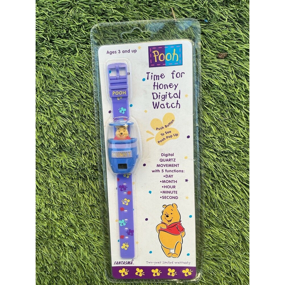 Disney Winnie the Pooh Time for Honey Digital Watch Fantasma New Sealed Vintage
